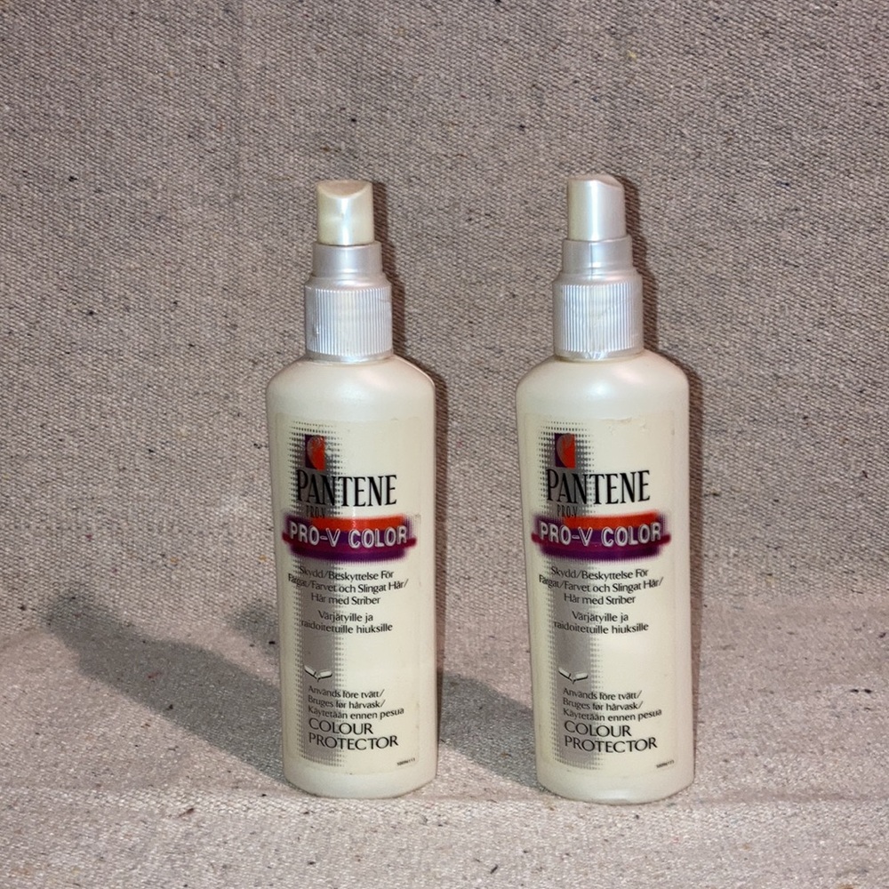Vintage Pantene Pro-V Color Colour Pre-Wash Spray Discontinued New 2 Pack